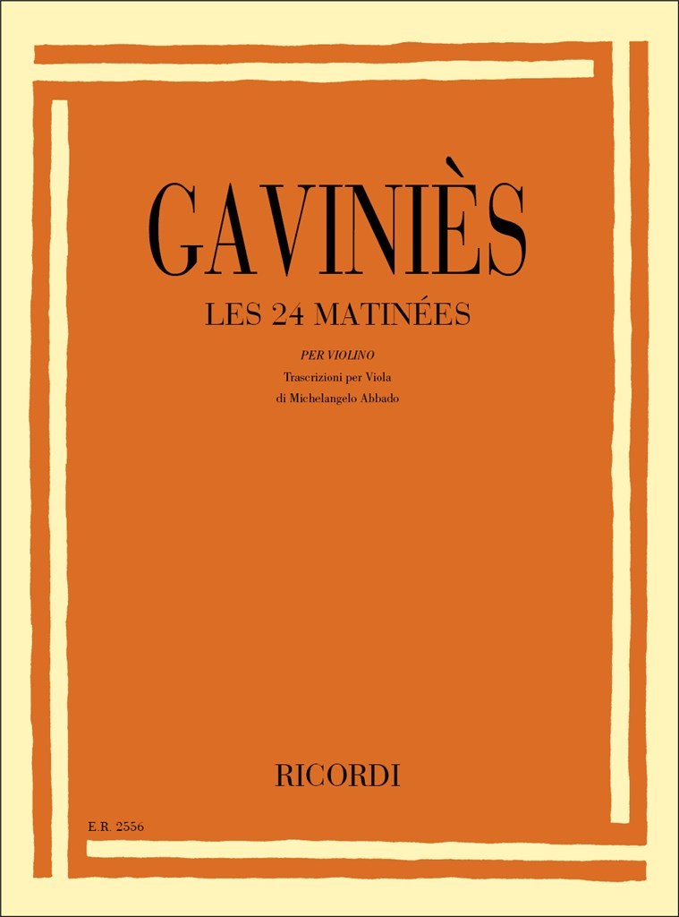 24 Matinees Per Violino